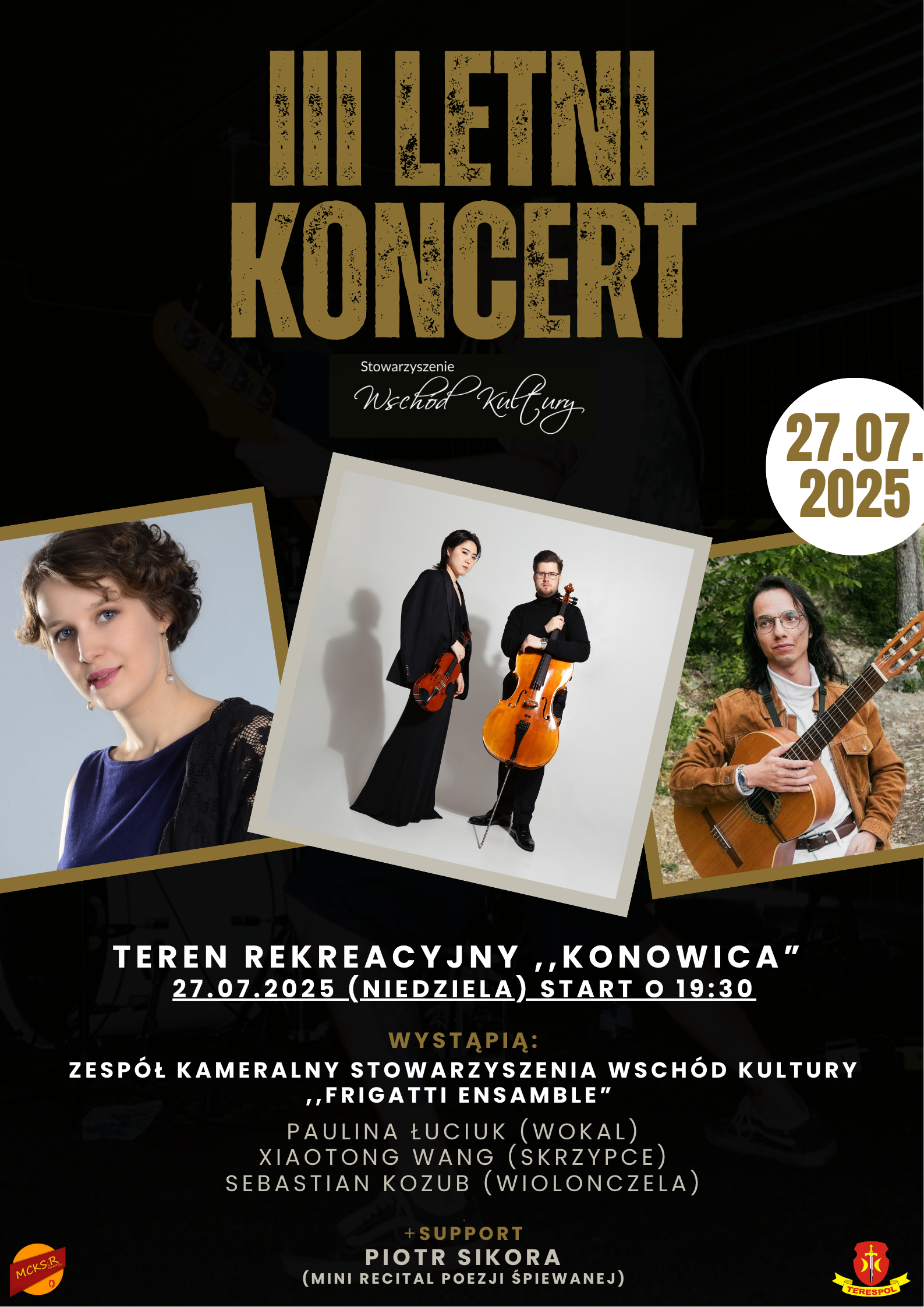 Plakat III Letni Koncert na Konowicy - 27.07.2025