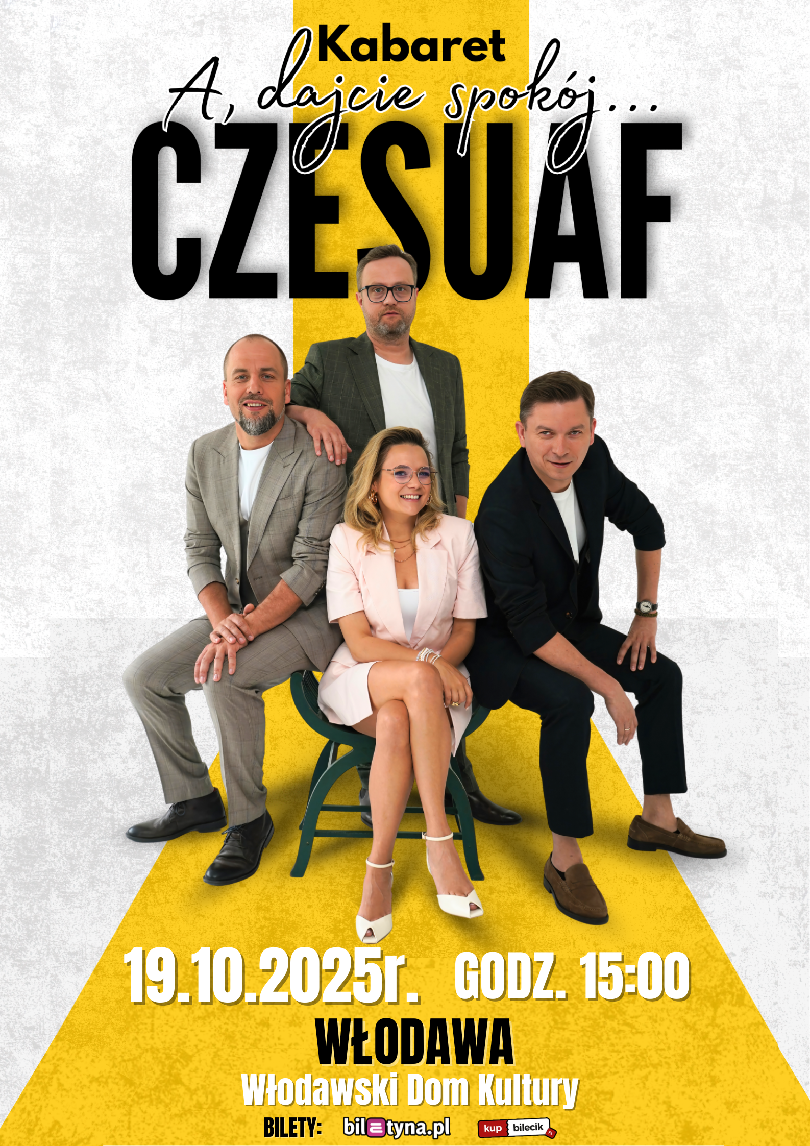 Plakat Kabaret Czesuaf