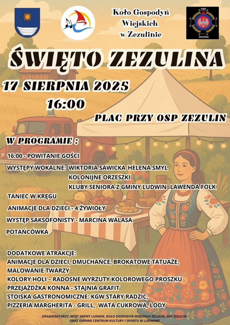 Plakat Święto Zezulina 2025