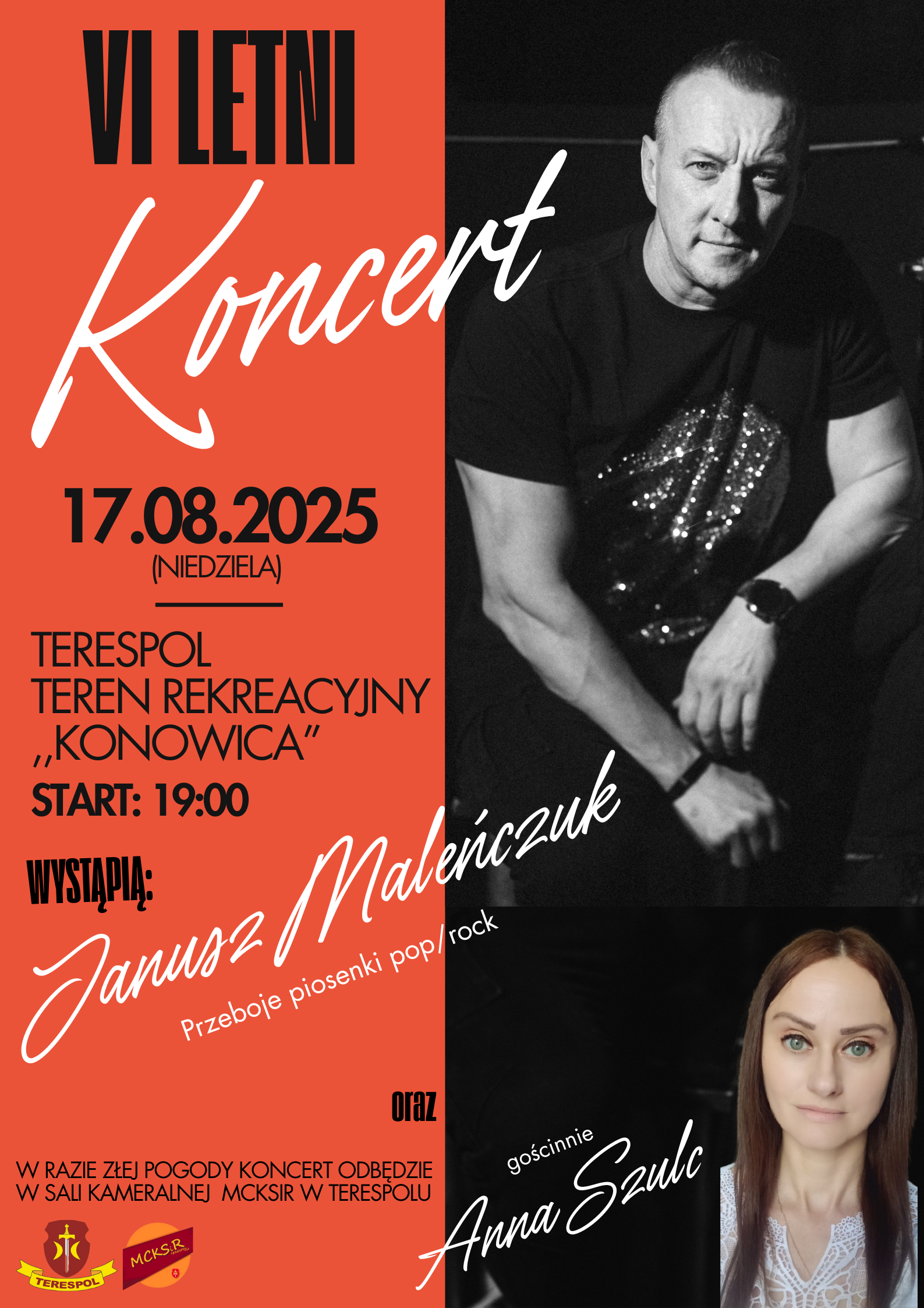 Plakat Letnie Koncerty na Konowicy