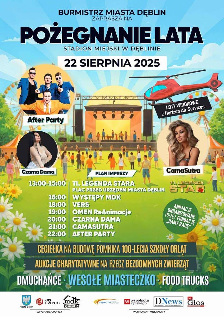 Plakat Pożegnanie Lata w Dęblinie