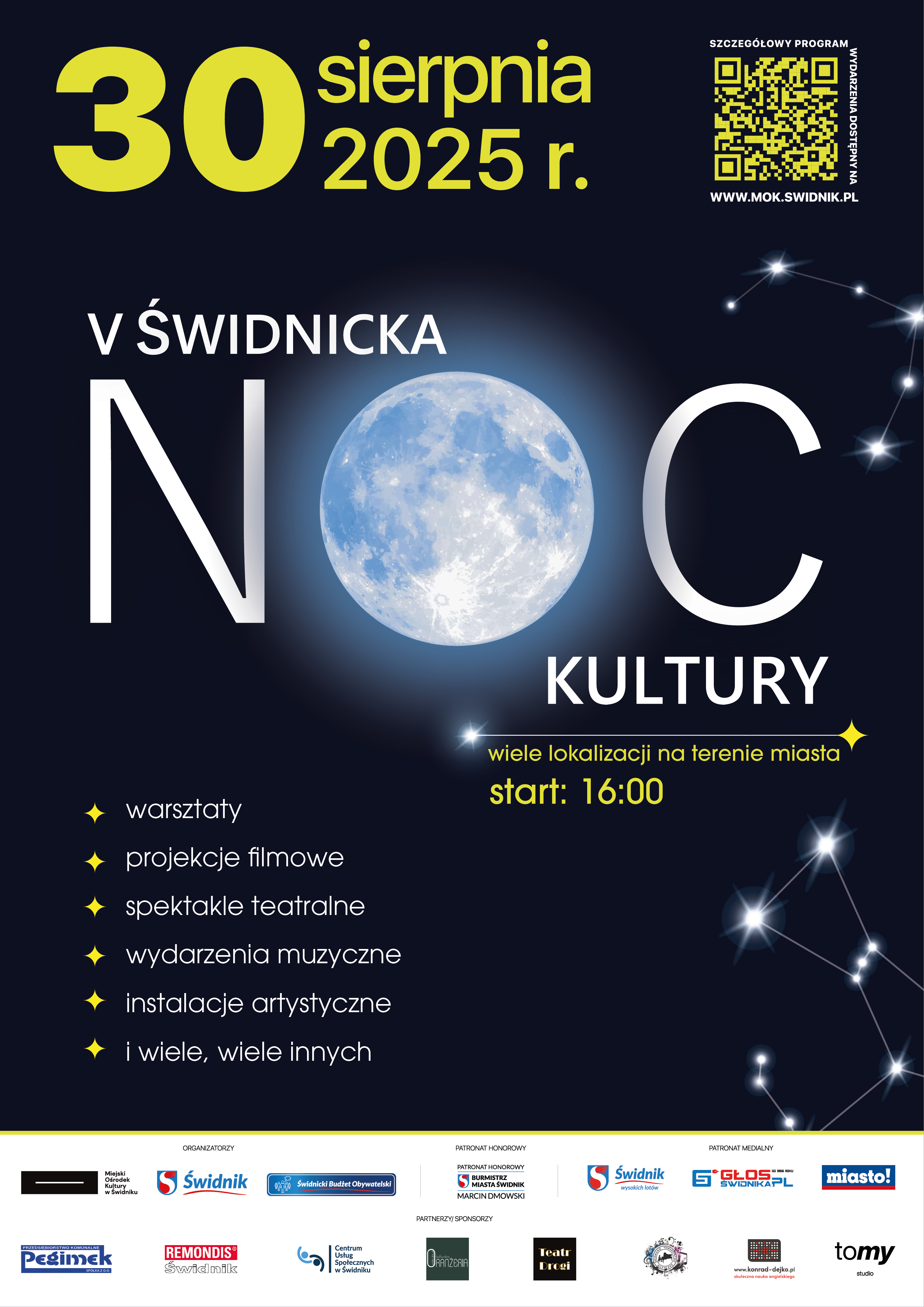 Plakat V Świdnicka Noc Kultury