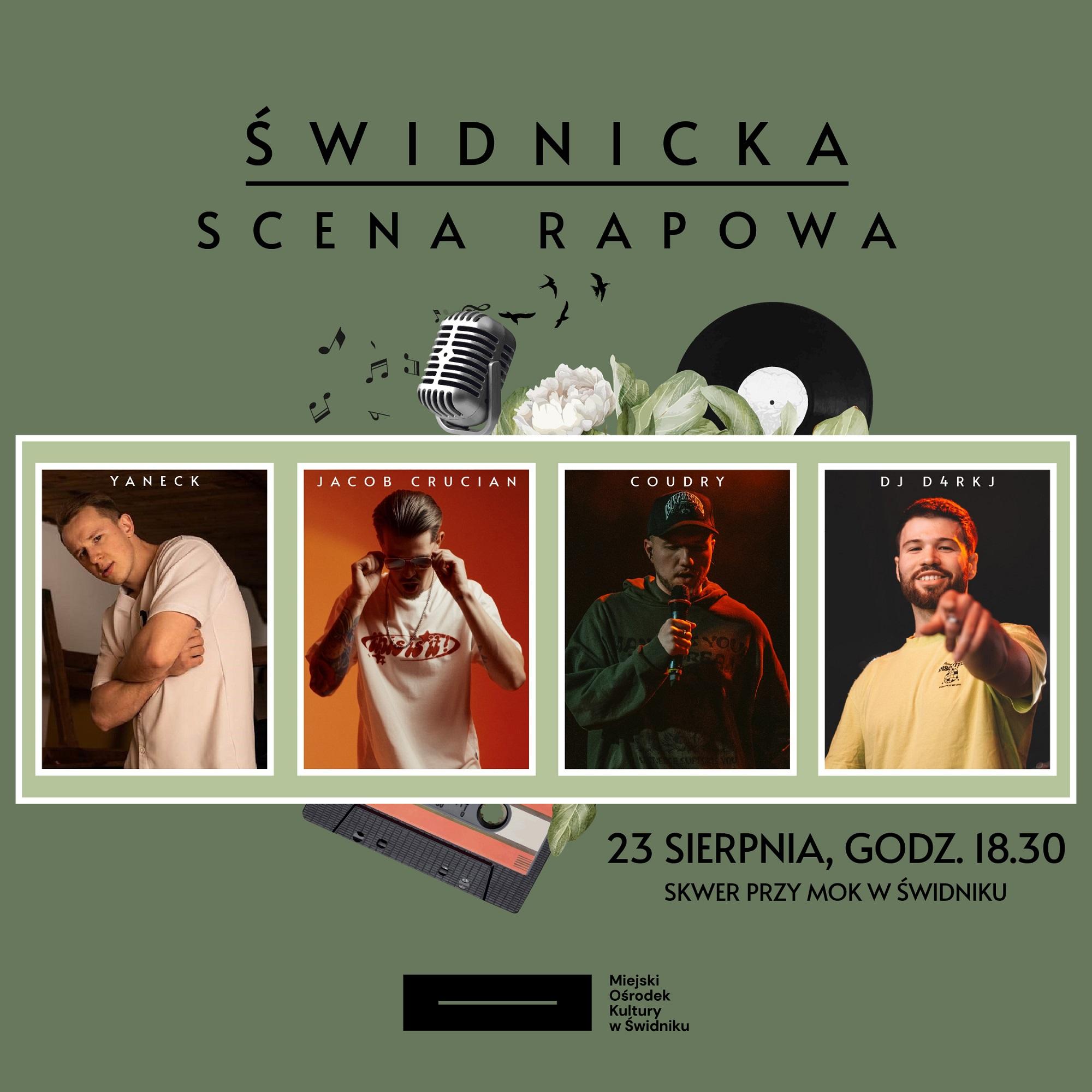 Plakat "Świdnicka Scena Rapowa"