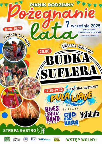 Plakat Piknik Rodzinny „Pożegnanie Lata” w POK „Dom Chemika”