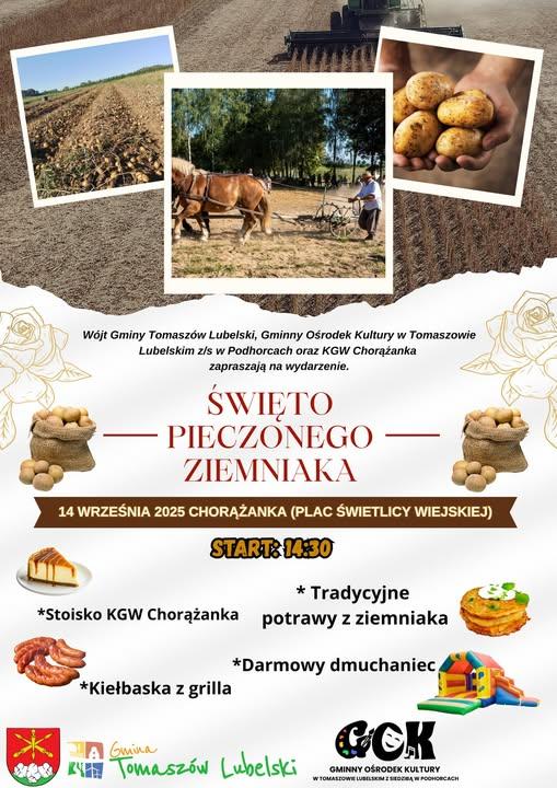 Plakat Dzień pieczonego ziemniaka
