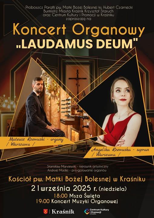 Plakat KONCERT "LAUDAMUS DEUM"