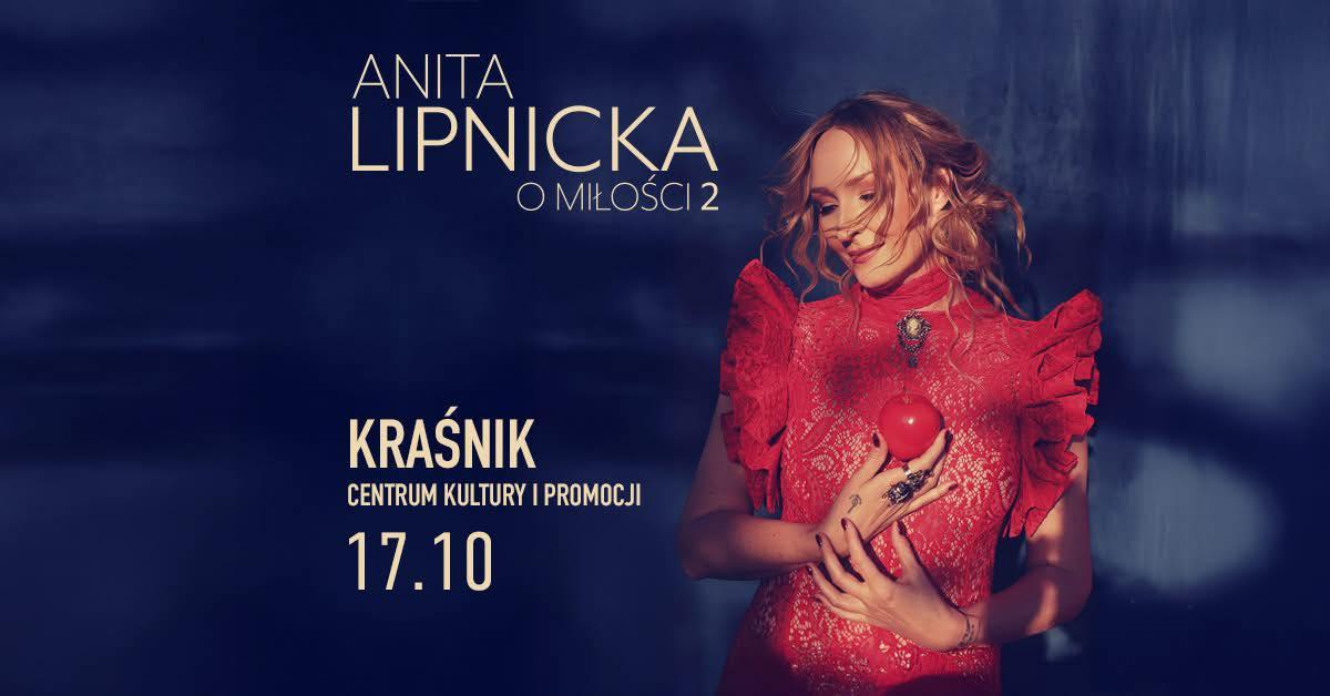 Plakat Koncert Anity Lipnickiej w Kraśniku-  "O miłości 2"