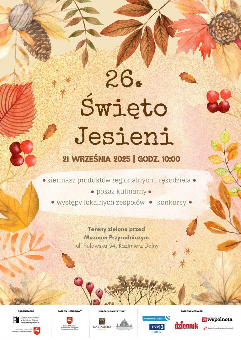 Plakat 26. edycja Święta Jesieni