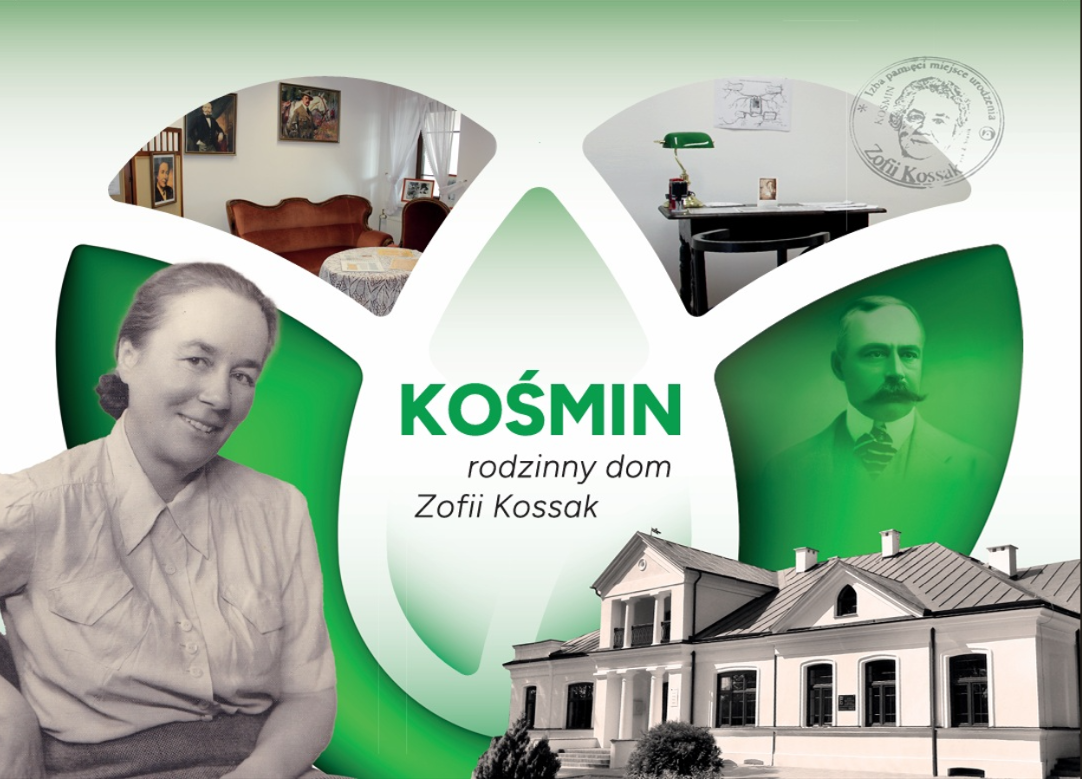 Plakat Wystawa prac Patrycji Johansen w dworku Kossaków w Kośminie (gmina Żyrzyn)