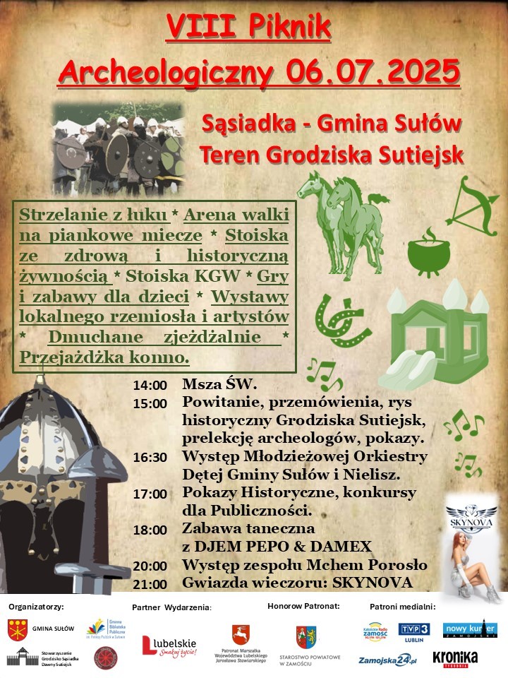 Plakat VIII Piknik Archeologiczny