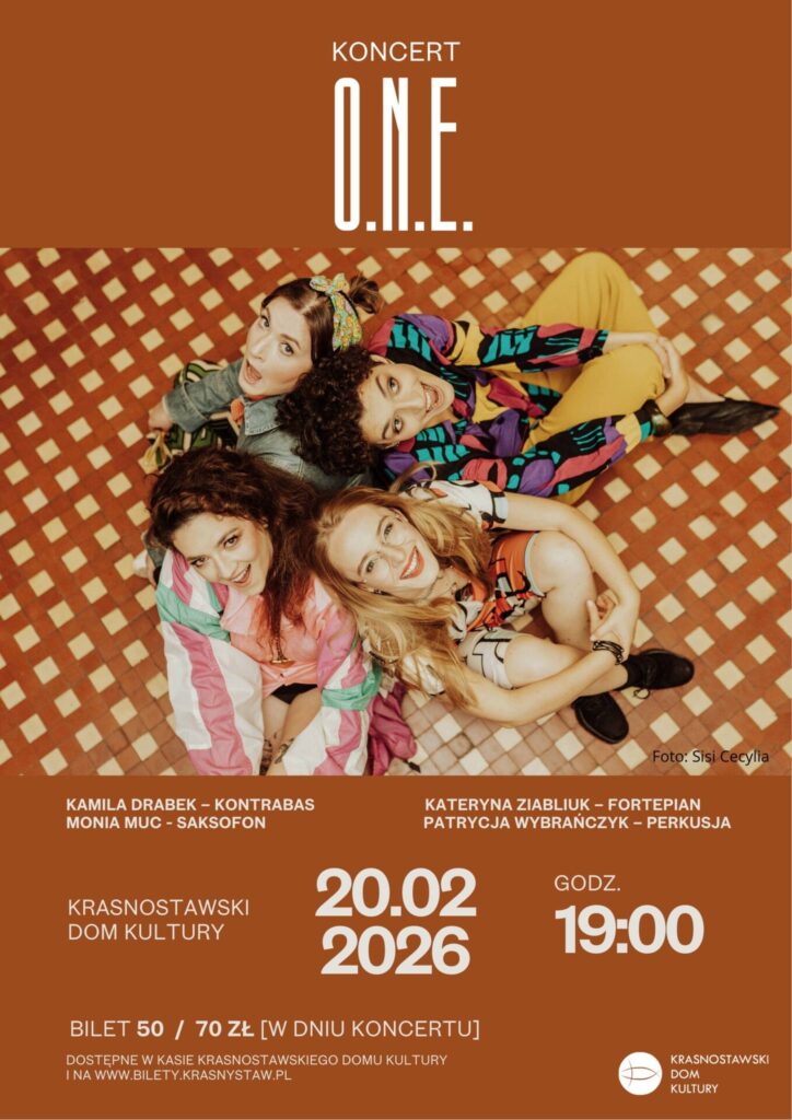 Plakat Koncert O.N.E. – „Well, actually…”