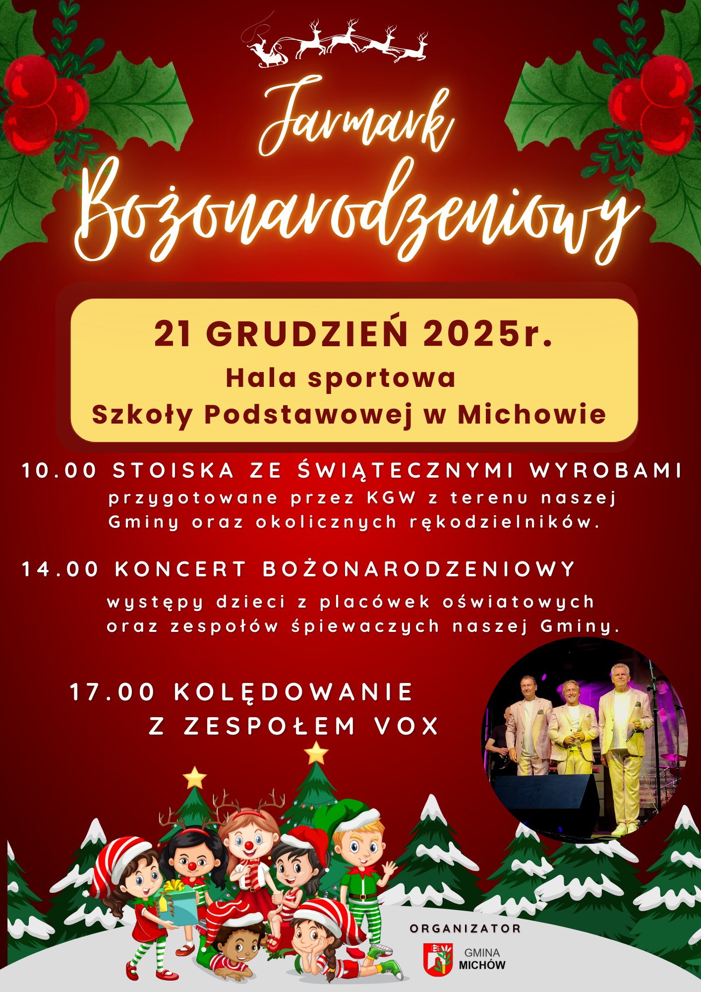 Plakat II Jarmark Bożonarodzeniowy Gminy Michów
