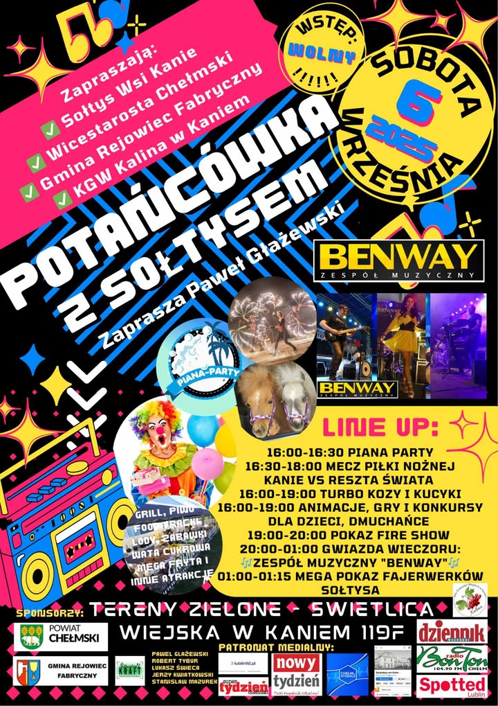 Plakat Potancówka z Sołtysem w Kaniem