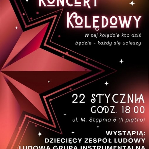 Plakat Koncert Kolędowy w Kocku