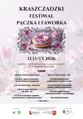 Plakat KRASZCZADZKI FESTIWAL PĄCZKA I FAWORKA