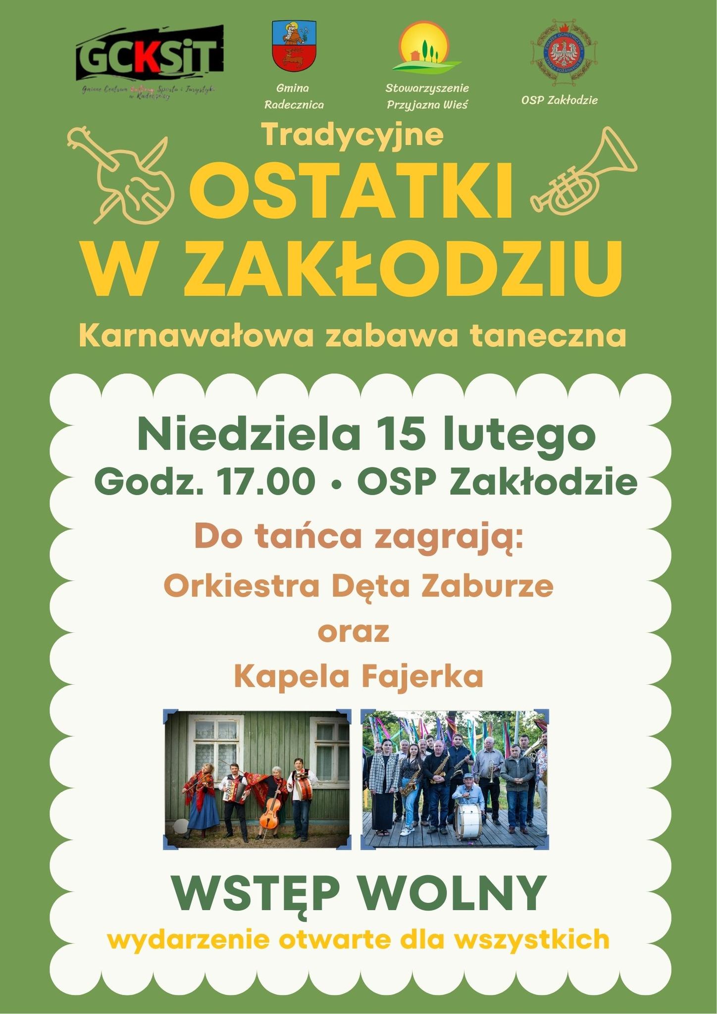 Plakat Tradycyjne Ostatki w Zakłodziu