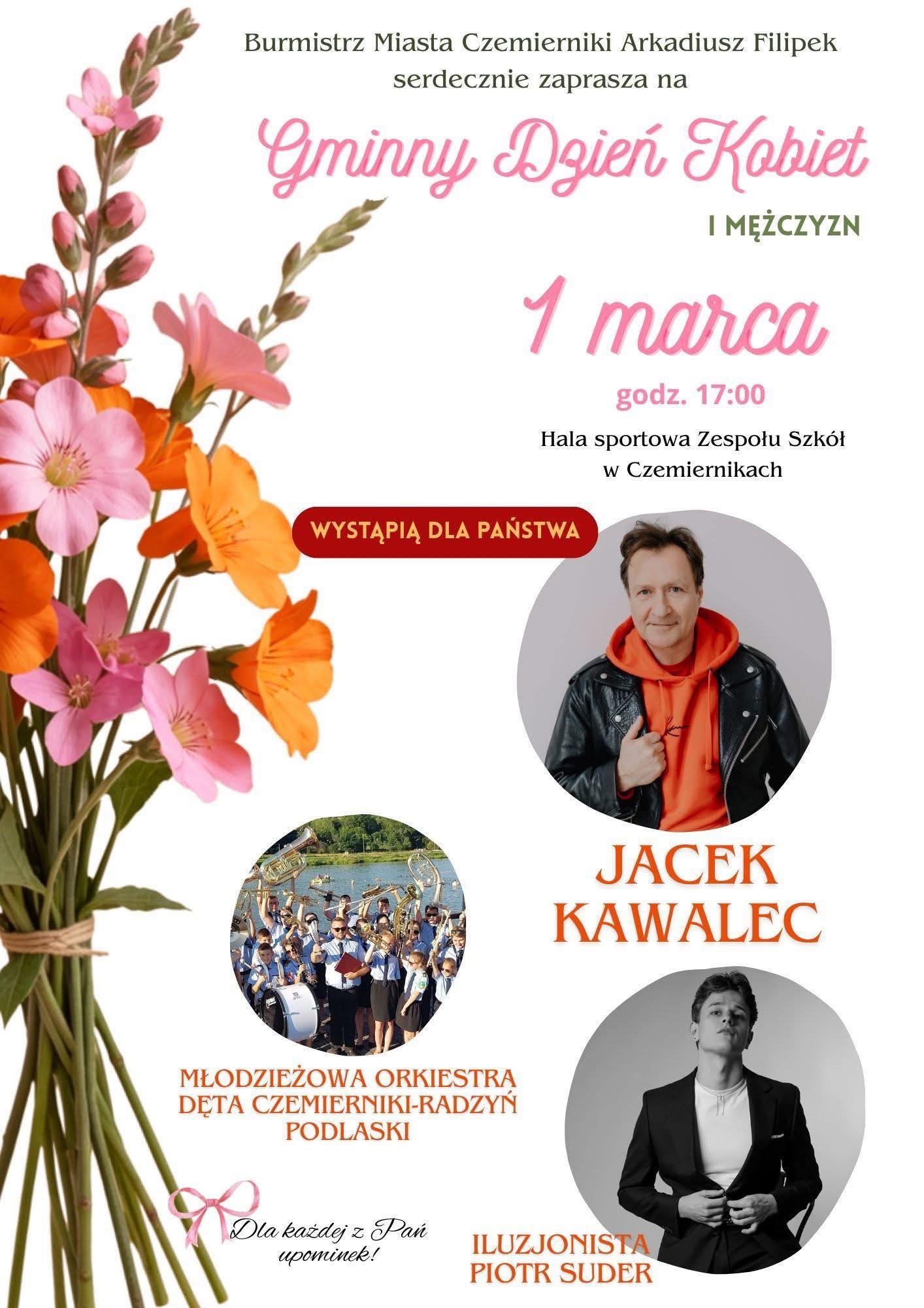 Plakat Gminny Dzień Kobiet i Mężczyzn w Czemiernikach