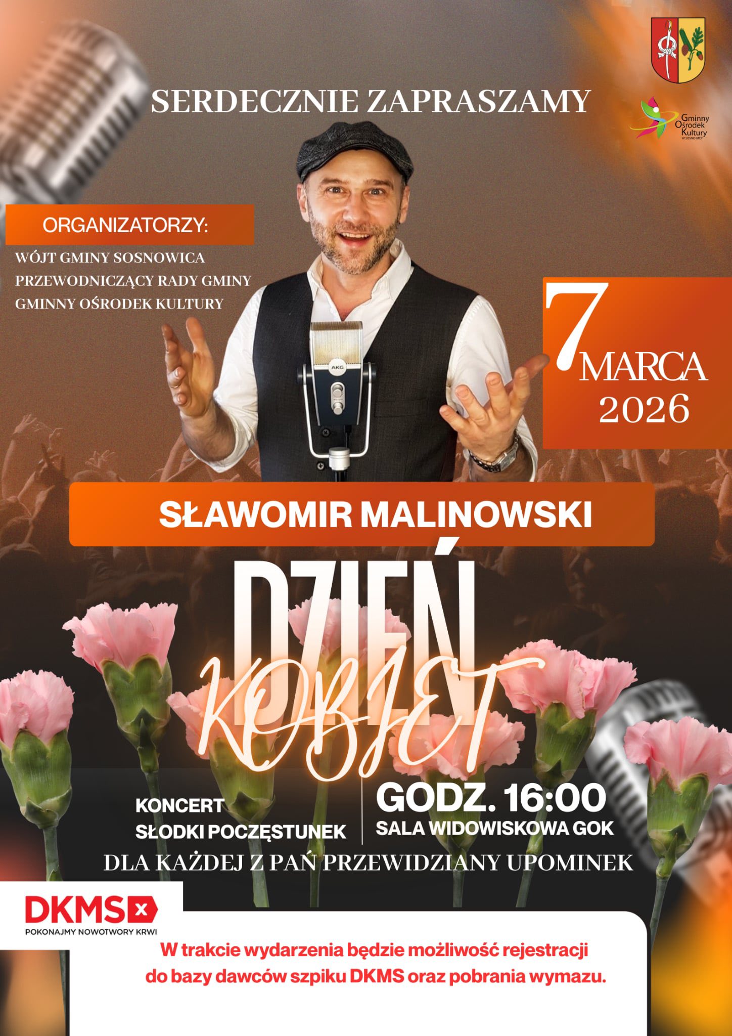 Plakat Dzień Kobiet w Sosnowicy