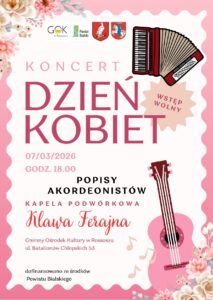 Plakat Obchody Dnia Kobiet w Rossoszu