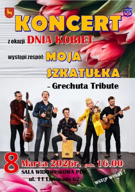 Plakat Dzień Kobiet w Parczewie