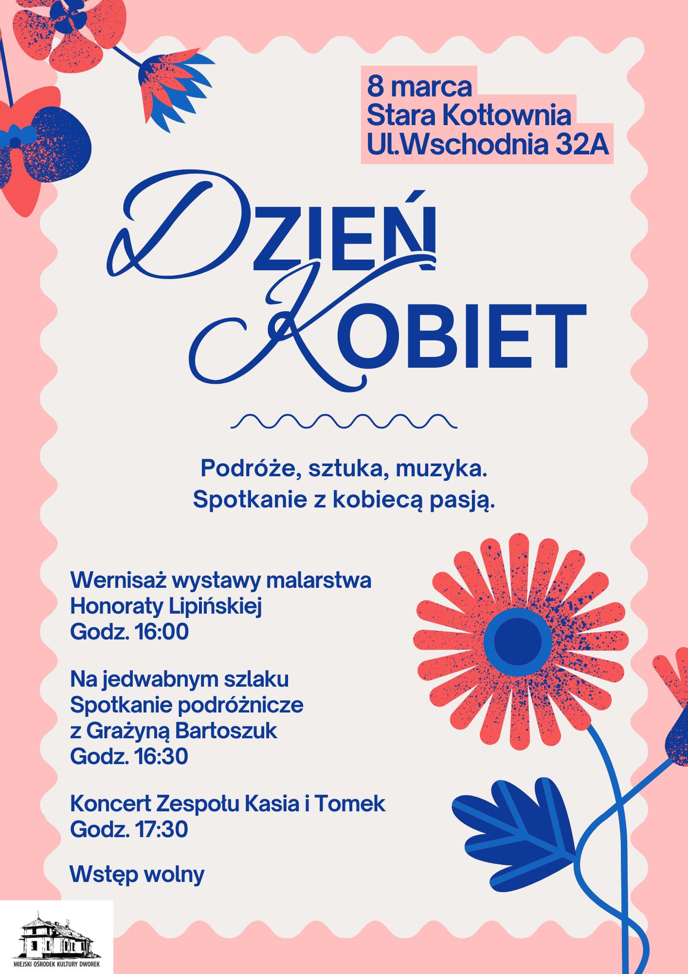 Plakat Dzień Kobiet w Rejowcu Fabrycznym