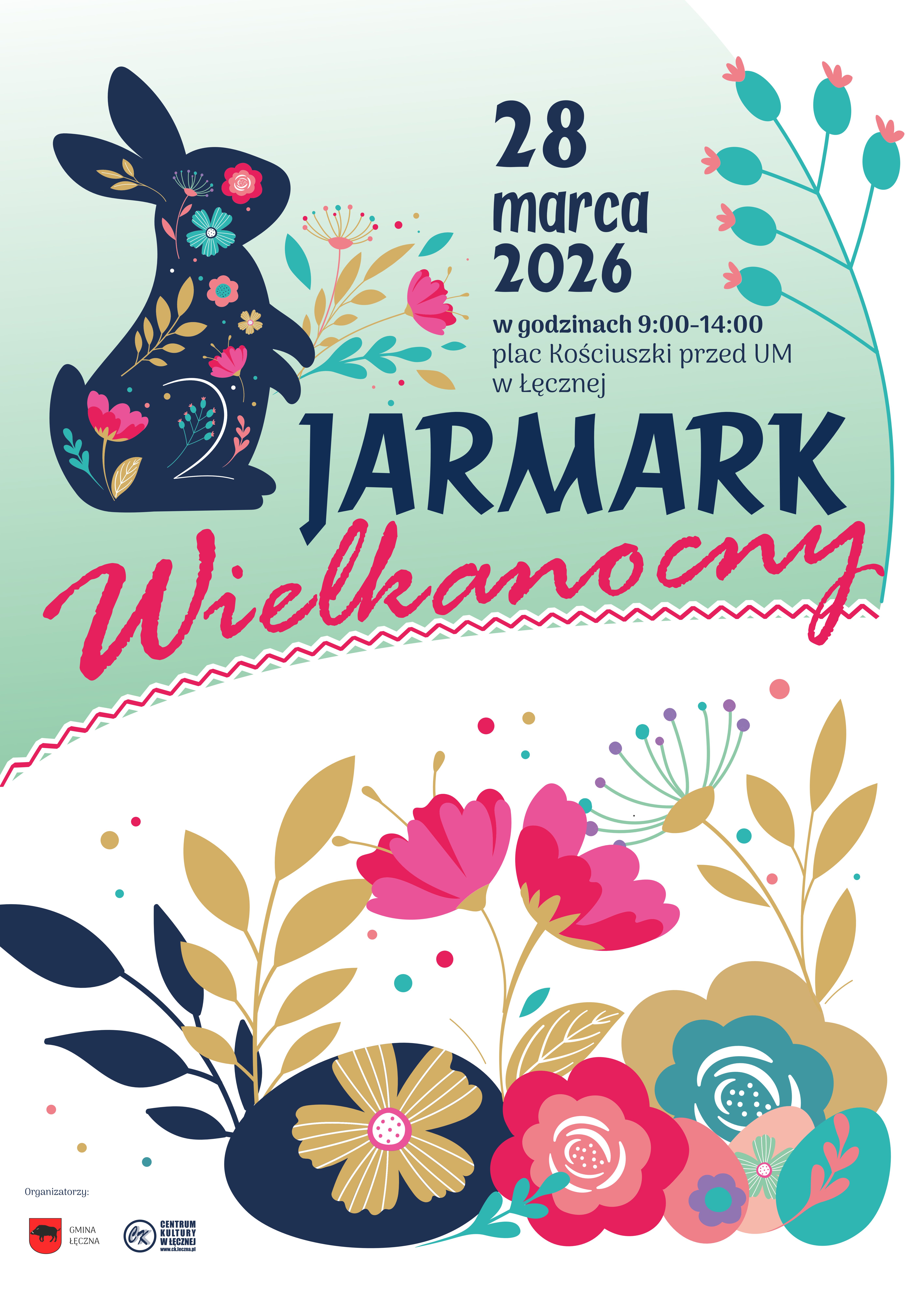 Plakat Jarmark Wielkanocny w Łęcznej