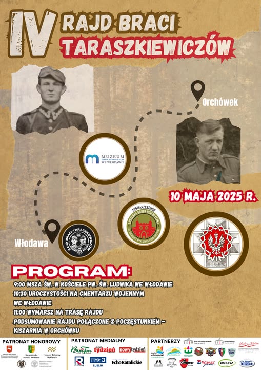 Plakat IV Rajd Braci Taraszkiewiczów