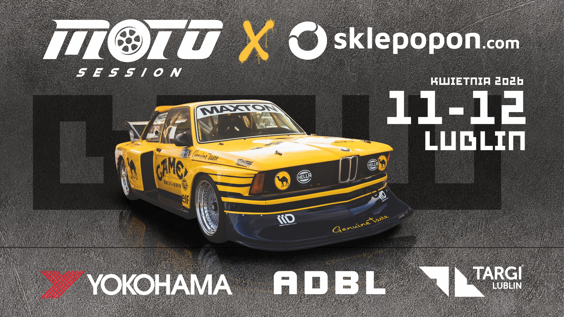 Plakat Moto Session 2026 w Targach Lublin