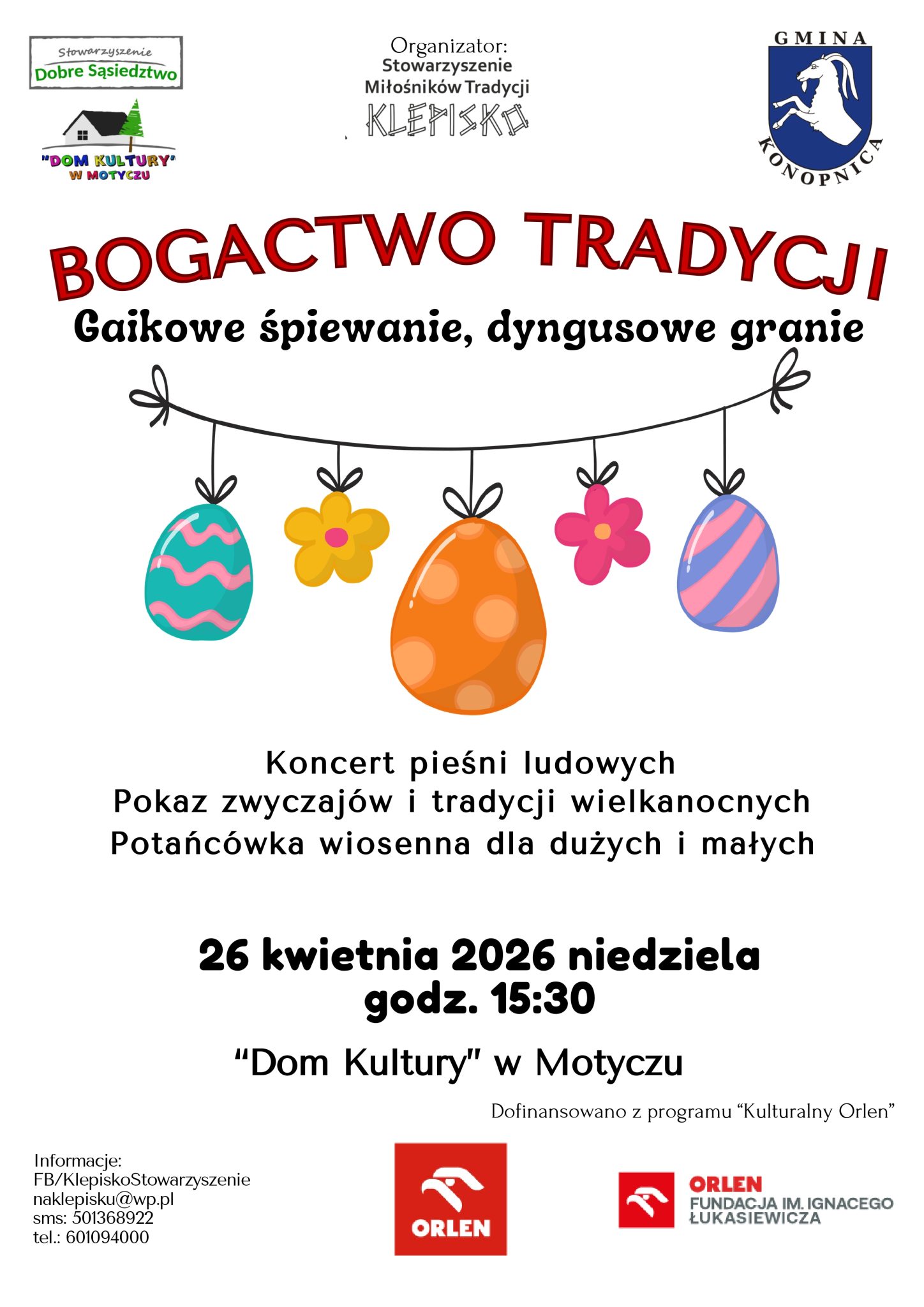 Plakat „Bogactwo Tradycji” w Motyczu