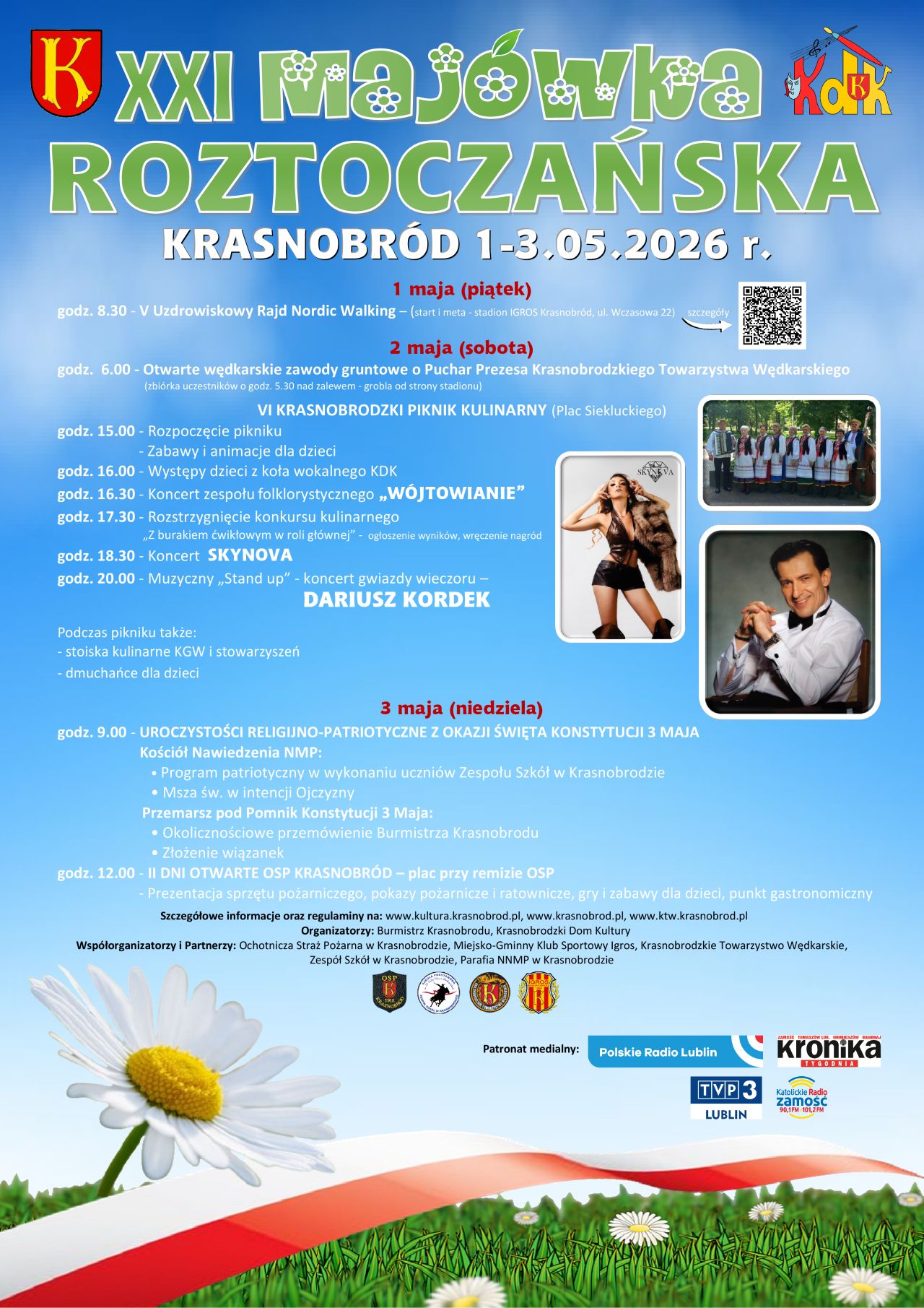 Plakat XXI Majówka Roztoczańska