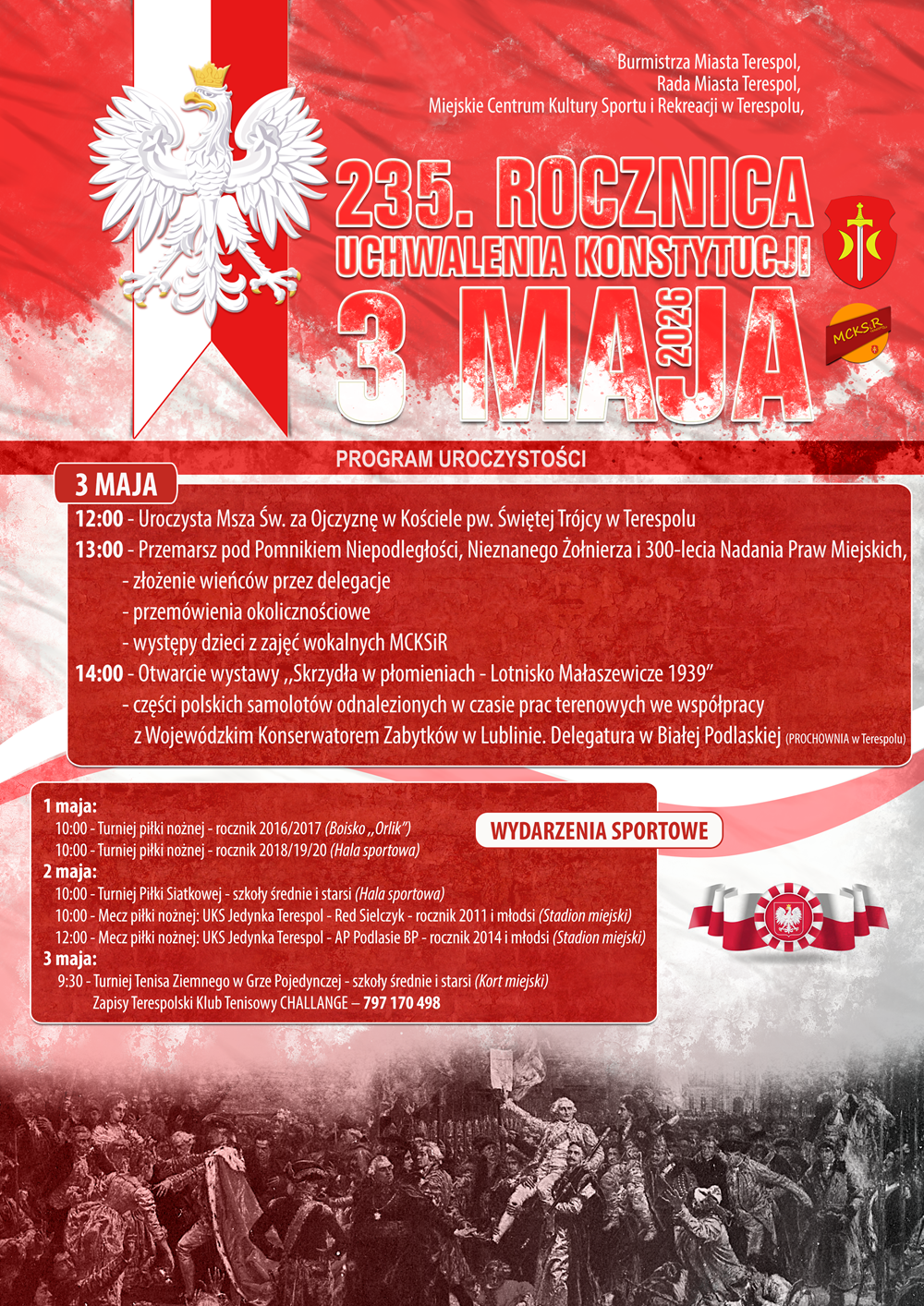 Plakat Majówka w Terespolu