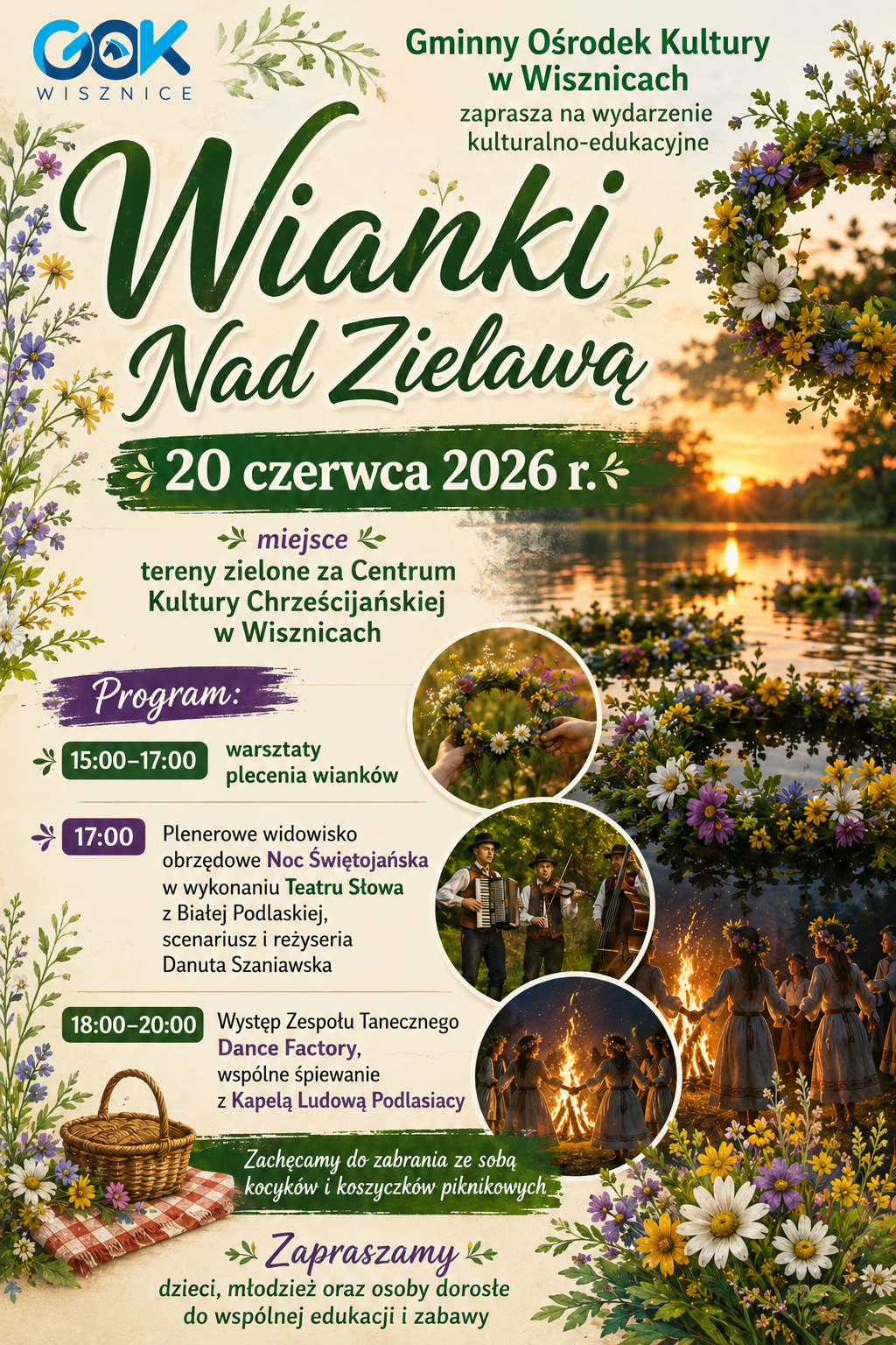 Plakat Wianki nad Zielawą