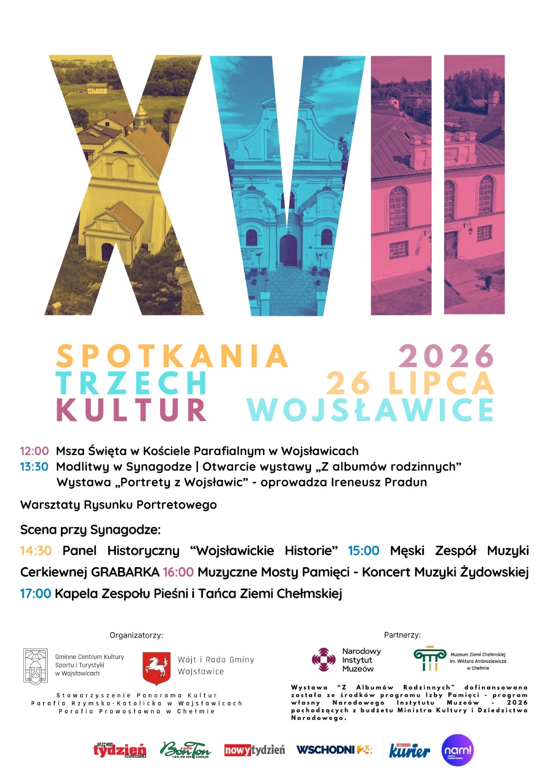 Plakat XVII Spotkanie Trzech Kultur w Wojsławicach