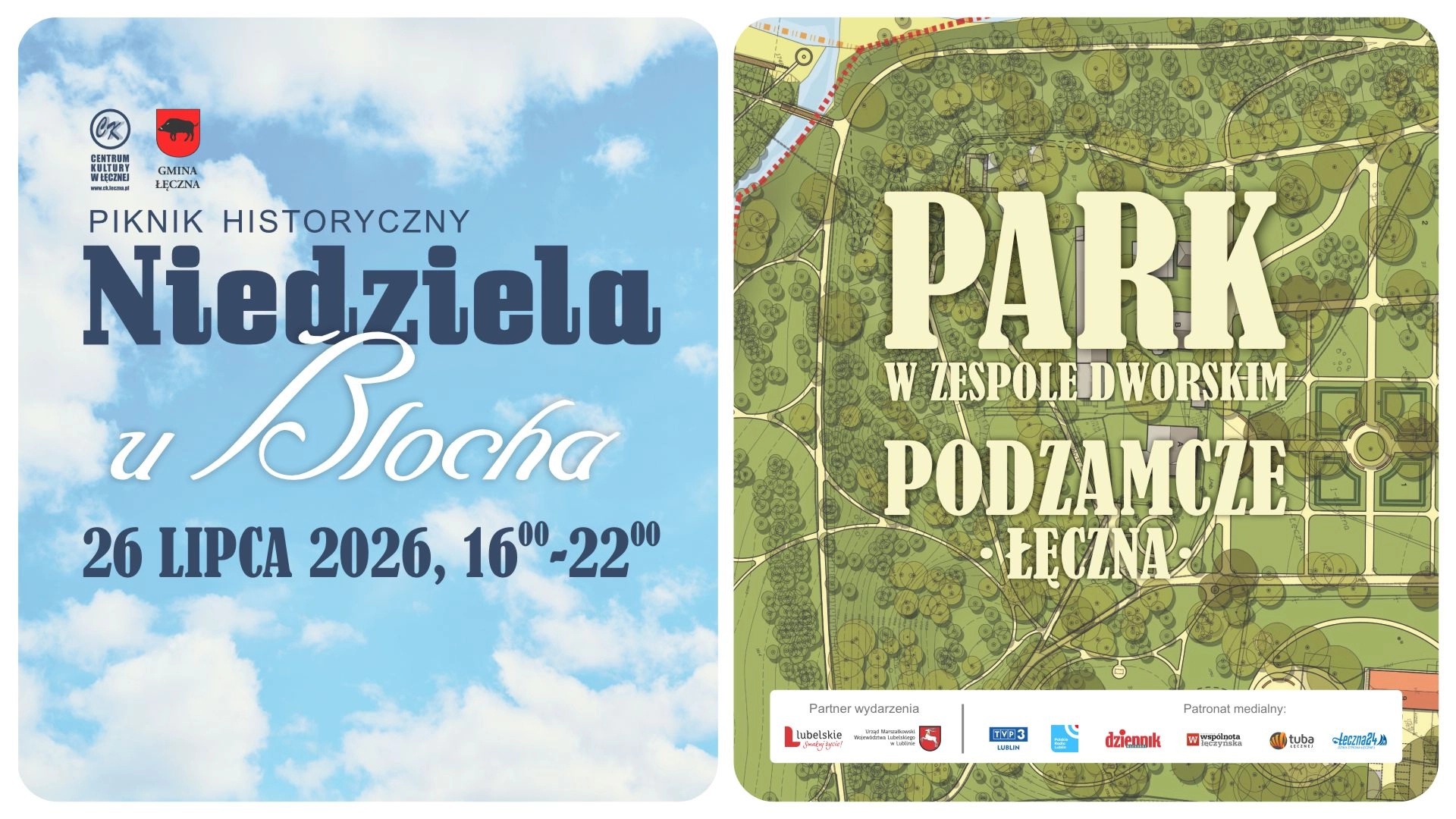 Plakat PIKNIK HISTORYCZNY - Niedziela u Blocha