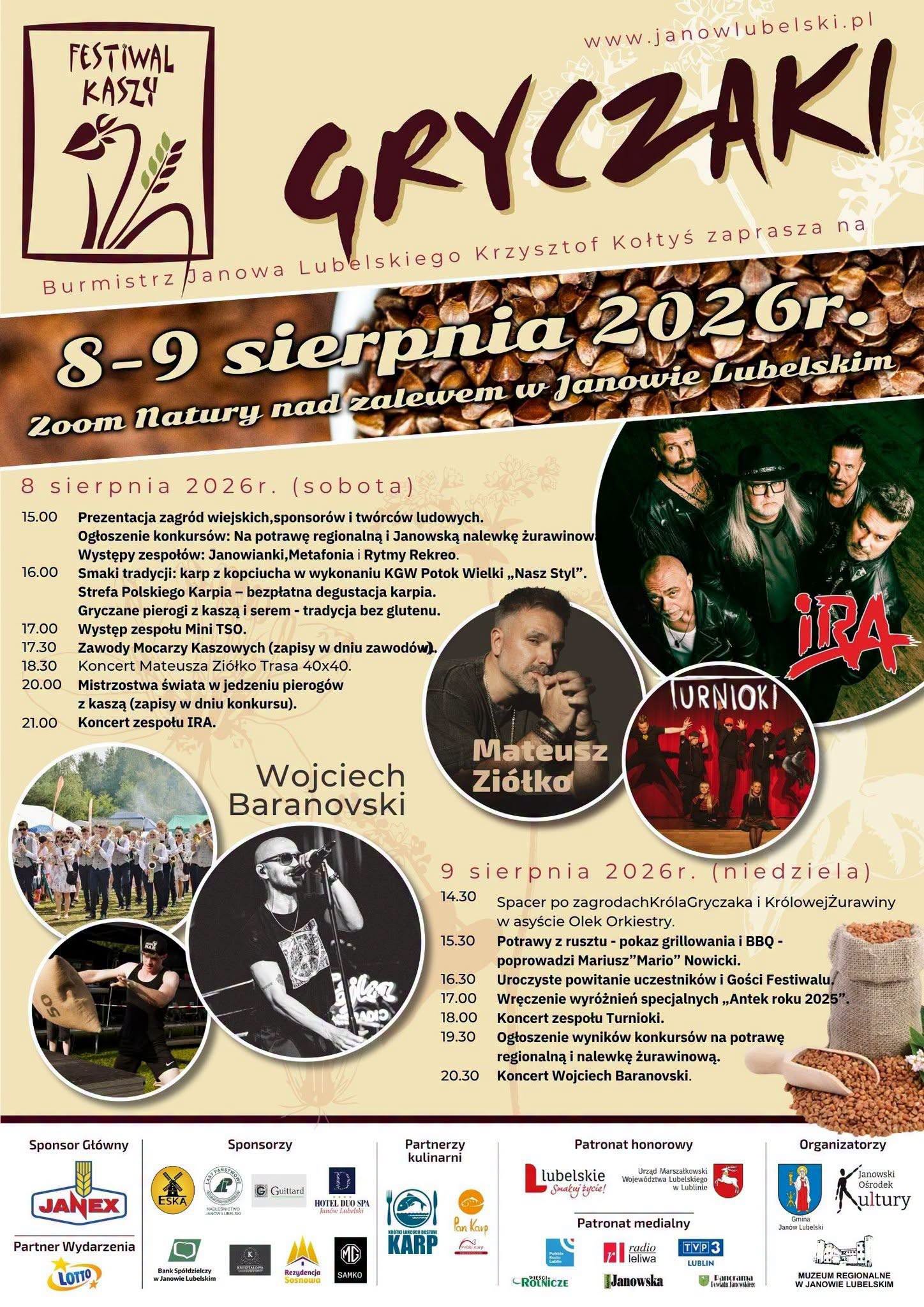 Plakat Festiwal Kaszy „Gryczaki”