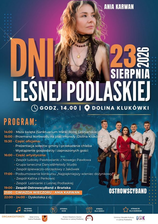 Plakat Dni Leśnej Podlaskiej