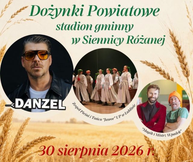 Plakat Dożynki Powiatu Krasnostawskiego