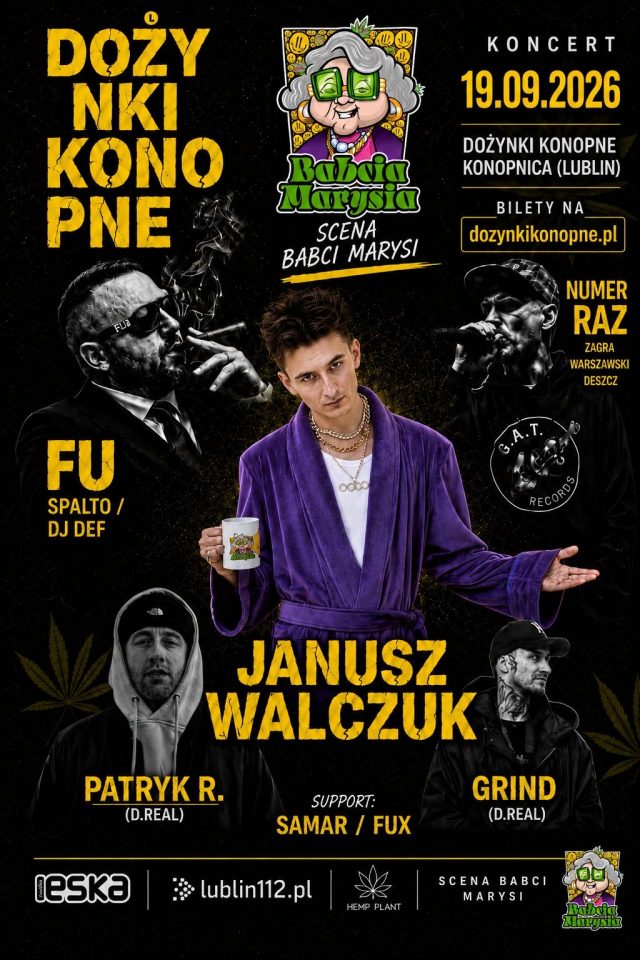 Plakat IV Dożynki Konopne
