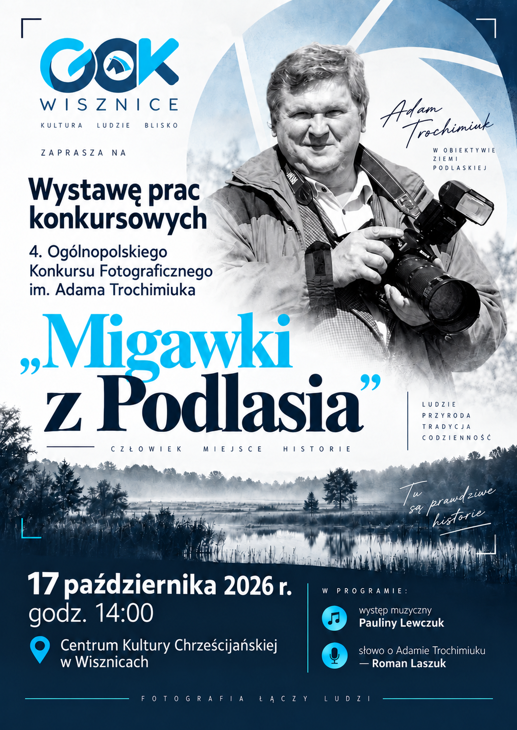 Plakat Wystawa ,,Migawki z Podlasia" w Wisznicach
